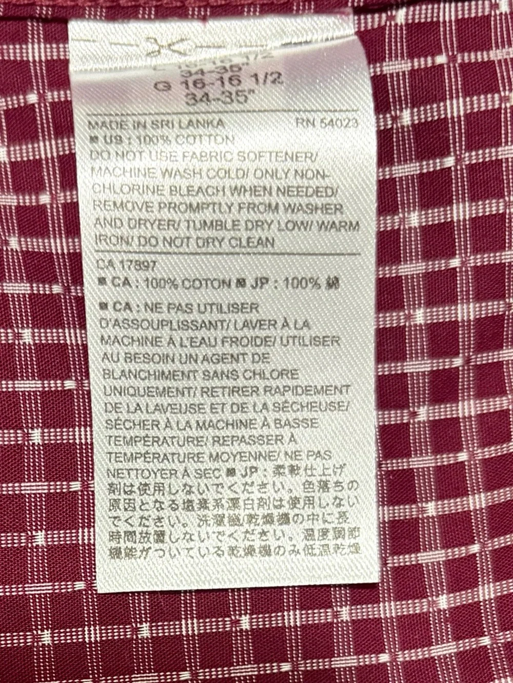 Banana Republic standard fit